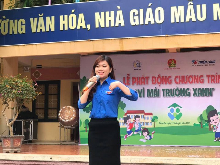 Lễ phát động chương trình “vì mái trường xanh” năm 2021