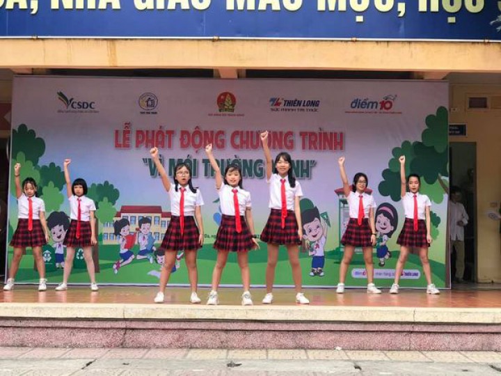 Lễ phát động chương trình “vì mái trường xanh” năm 2021