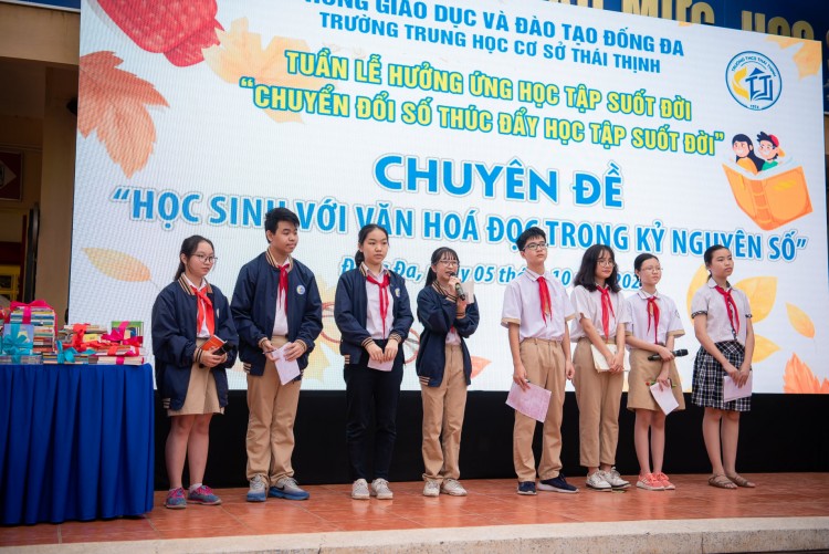 Sự kiện học sinh với Văn Hóa Đọc trong Kỷ Nguyên Số