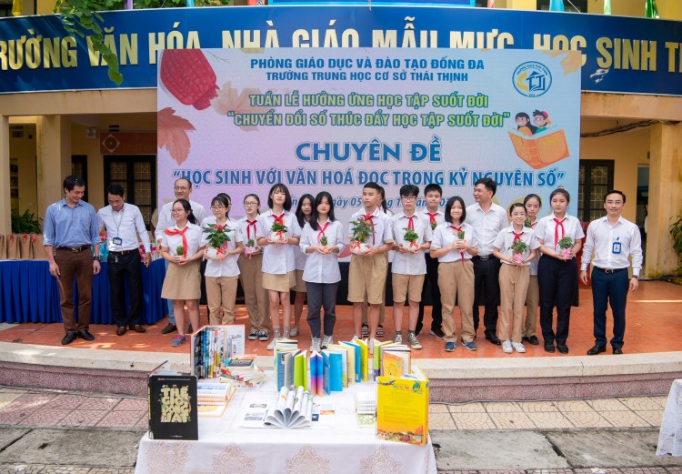 Sự kiện học sinh với Văn Hóa Đọc trong Kỷ Nguyên Số