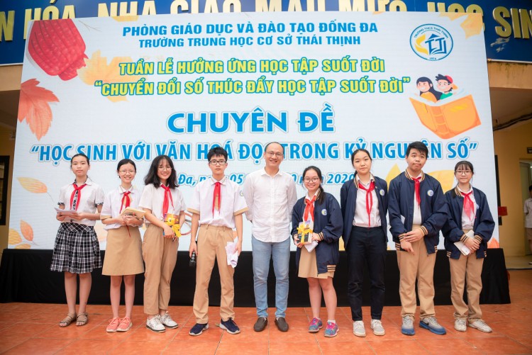 Sự kiện học sinh với Văn Hóa Đọc trong Kỷ Nguyên Số
