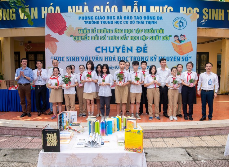 Sự kiện học sinh với Văn Hóa Đọc trong Kỷ Nguyên Số