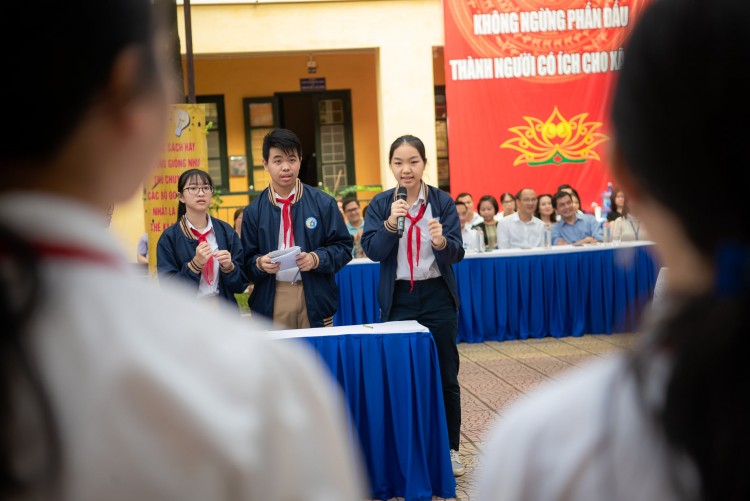 Sự kiện học sinh với Văn Hóa Đọc trong Kỷ Nguyên Số