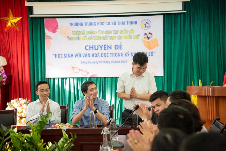 Sự kiện học sinh với Văn Hóa Đọc trong Kỷ Nguyên Số