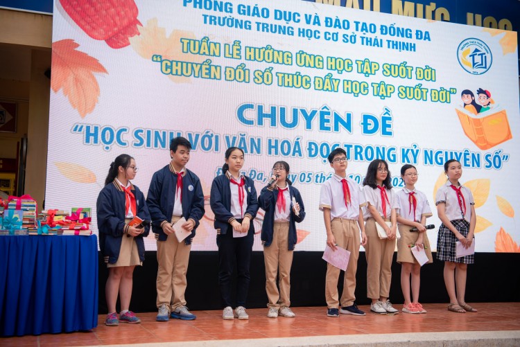 Sự kiện học sinh với Văn Hóa Đọc trong Kỷ Nguyên Số