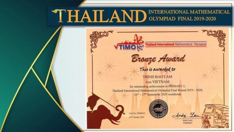Vòng chung kết Olympic Toán quốc tế Thái Lan, TIMO 2020