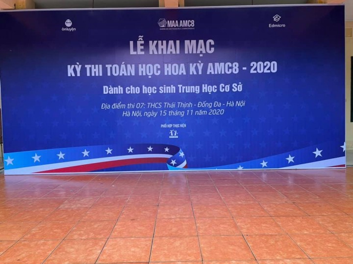 Khai mạc kỳ thi Toán học Hoa kỳ AMC8
