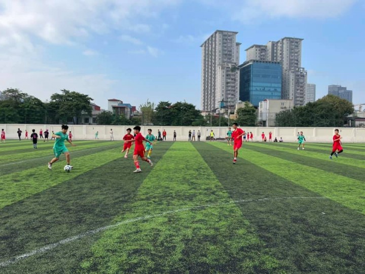 Thi đấu bóng đá cấp Quận năm học 2020-2021