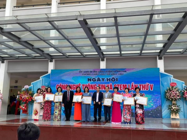 Kết Quả Rực Rỡ Của Nhà Trường Tại Ngày Hội Công Nghệ Thông Tin Quận Đống Đa Lần Thứ V, Năm 2021