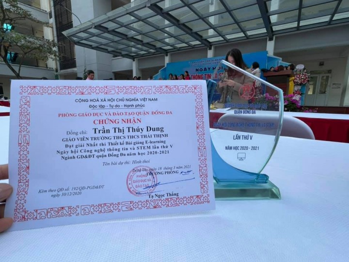 Kết Quả Rực Rỡ Của Nhà Trường Tại Ngày Hội Công Nghệ Thông Tin Quận Đống Đa Lần Thứ V, Năm 2021