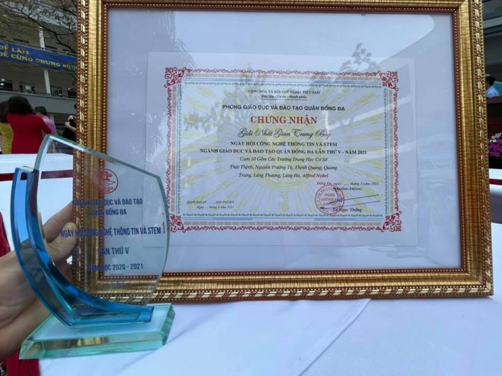 Kết Quả Rực Rỡ Của Nhà Trường Tại Ngày Hội Công Nghệ Thông Tin Quận Đống Đa Lần Thứ V, Năm 2021