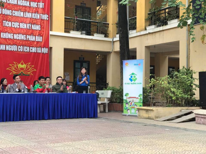 Lễ phát động chương trình “vì mái trường xanh” năm 2021