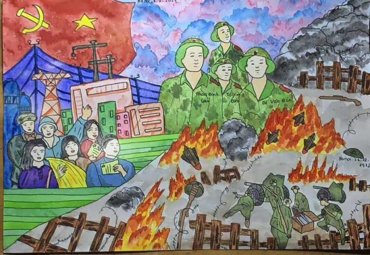 Cuộc thi Vẽ tranh chào mừng 80 năm thành lập Đội TNTP Hồ Chí Minh; Bầu cử Quốc hội khoá XV và HĐND các cấp nhiệm kỳ 2021-2026