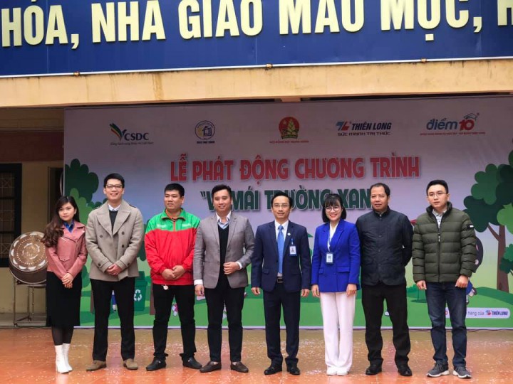 Lễ phát động chương trình “vì mái trường xanh” năm 2021