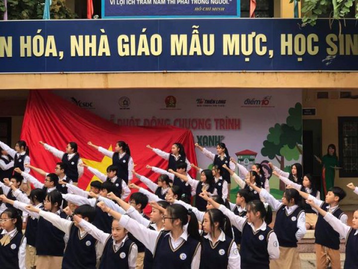 Lễ phát động chương trình “vì mái trường xanh” năm 2021