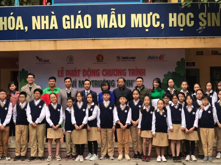 Lễ phát động chương trình “vì mái trường xanh” năm 2021