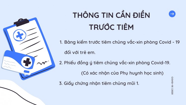 Chúng mình tiêm mũi VẮC-XIN thứ hai đánh bay COVID, sớm được tới trường