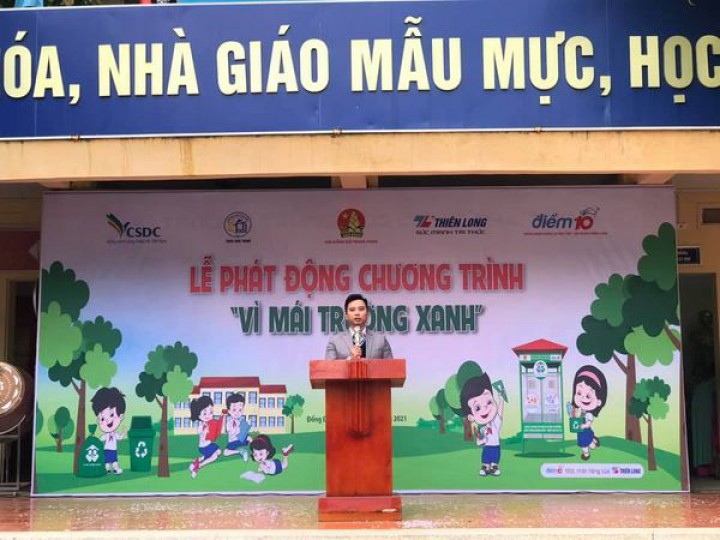 Lễ phát động chương trình “vì mái trường xanh” năm 2021