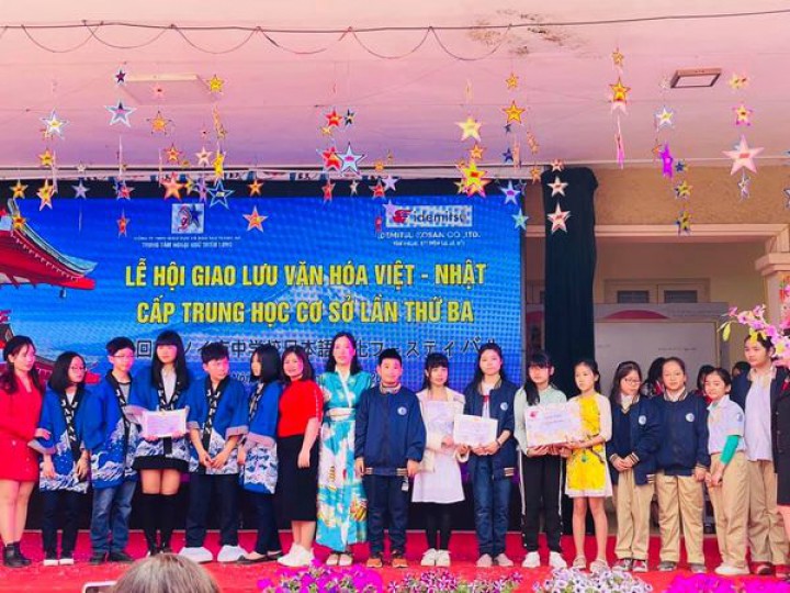 Lễ hội giao lưu văn hoá Việt - Nhật cấp THCS lần thứ ba