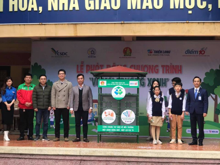 Lễ phát động chương trình “vì mái trường xanh” năm 2021