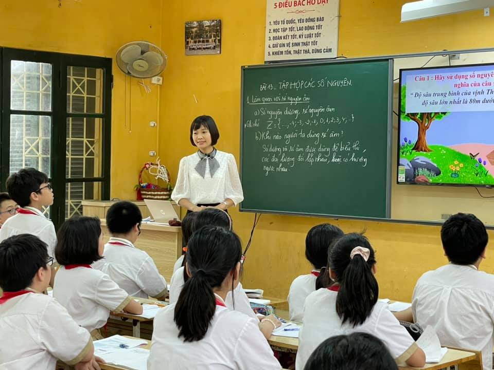 Ghi hình bài giảng mẫu môn Toán 6 SGK mới