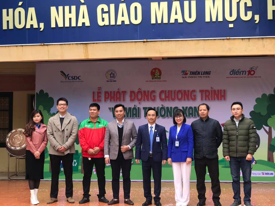 Lễ phát động chương trình “vì mái trường xanh” năm 2021