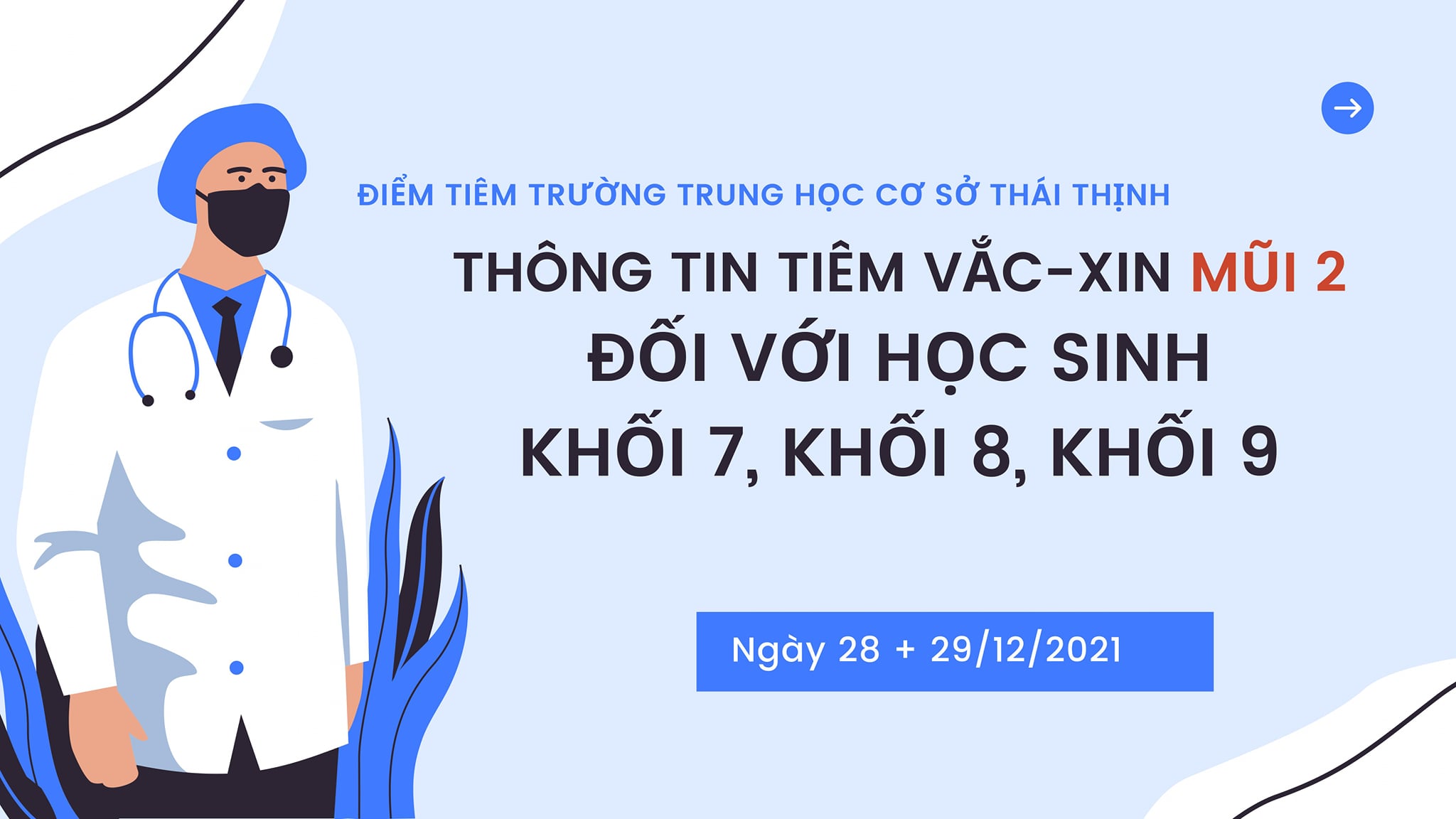 Chúng mình tiêm mũi VẮC-XIN thứ hai đánh bay COVID, sớm được tới trường