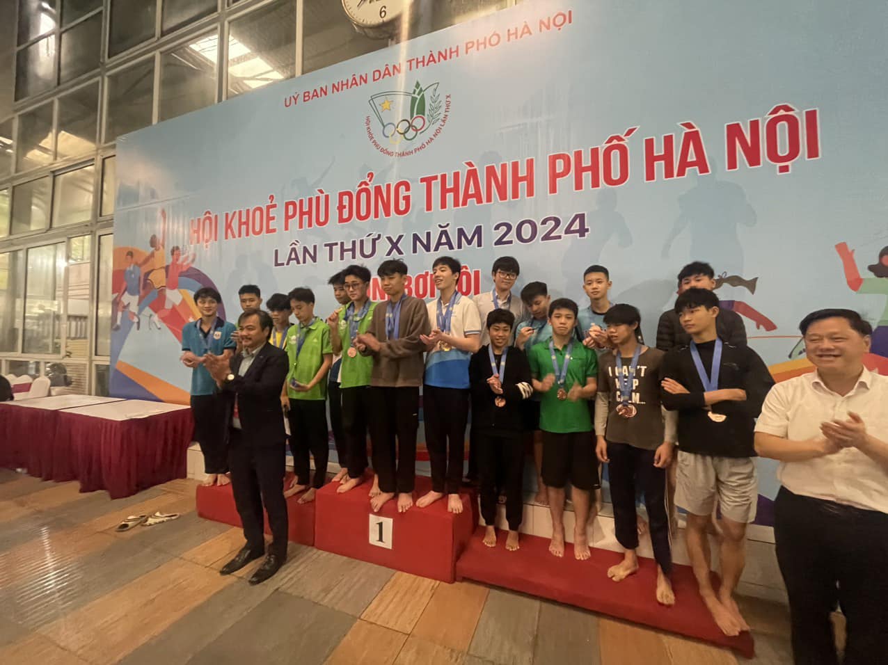 [HỌC SINH TRƯỜNG THCS THÁI THỊNH TIẾP TỤC ĐẠT GIẢI BA MÔN BƠI TẠI HKPĐ CẤP THÀNH PHỐ]