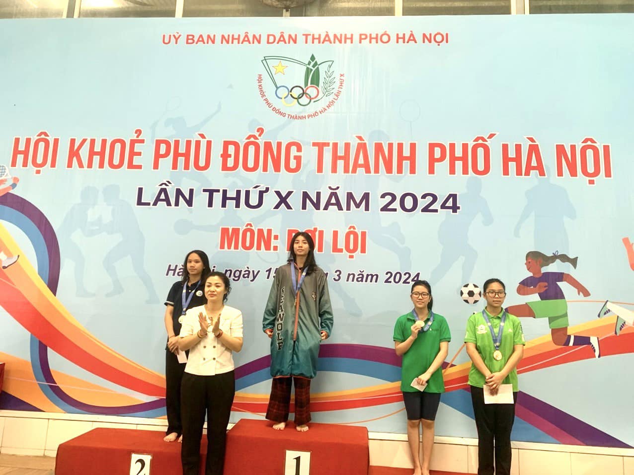 [HỌC SINH TRƯỜNG THCS THÁI THỊNH ĐẠT 02 GIẢI NHÌ MÔN BƠI TẠI HKPĐ CẤP THÀNH PHỐ]