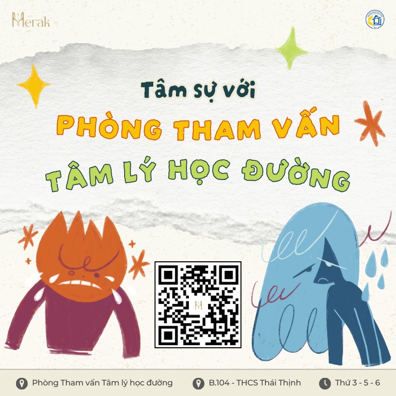 Tâm sự với Phòng Tham vấn Tâm lý học đường