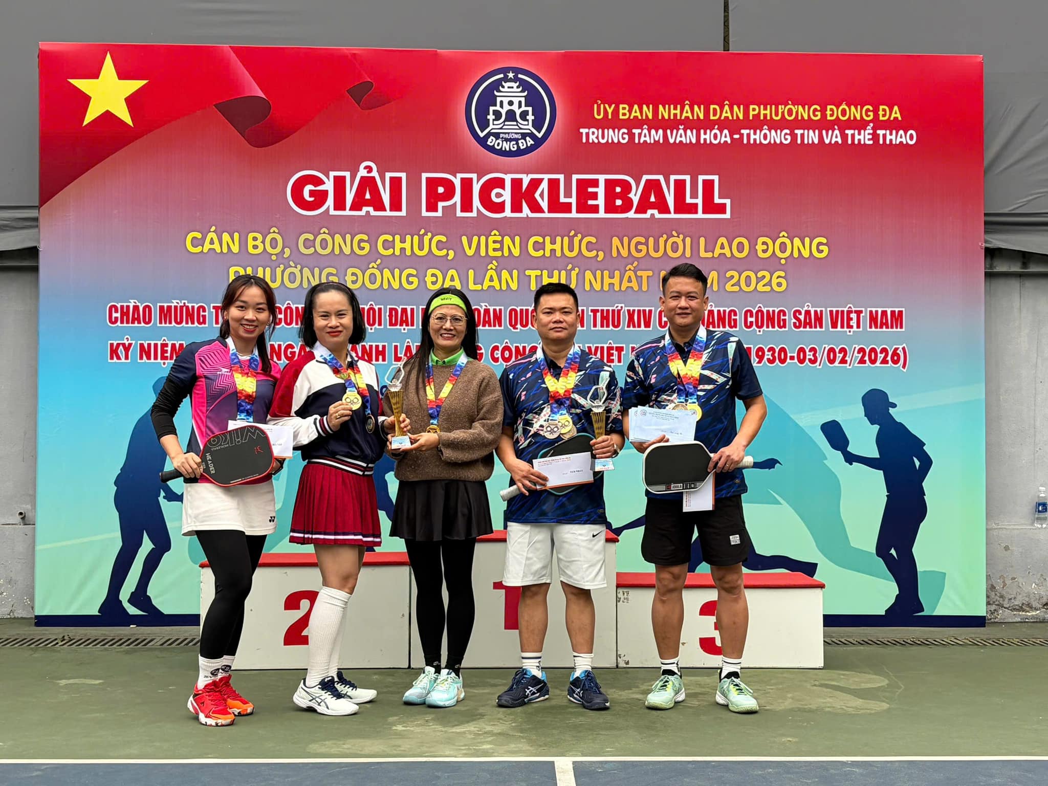CHÚC MỪNG THÀNH TÍCH XUẤT SẮC CỦA ĐỘI PICKLEBALL TRƯỜNG THCS THÁI THỊNH