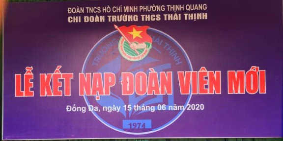 Lễ trưởng thành Đội - kết nạp Đoàn viên mới