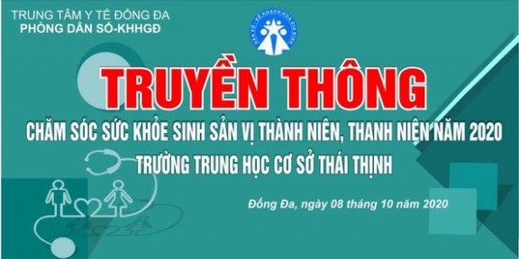 Chương trình truyền thông chăm sóc sức khoẻ sinh sản vị thành niên, thanh niên năm 2020