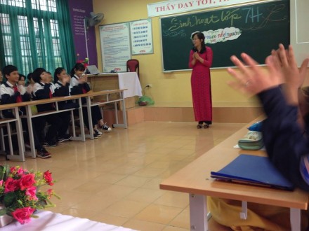 Trường THCS Thái Thịnh đạt giải Nhất cấp Quận Hội thi GVCN giỏi