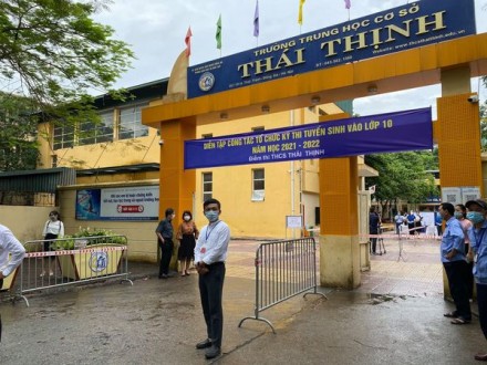 DIỄN TẬP CÔNG TÁC TỔ CHỨC KÌ THI TUYỂN SINH VÀO LỚP 10
