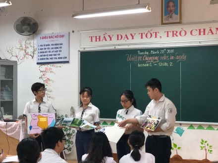 Trường THCS Thái Thịnh tổ chức chuyên đề Tiếng anh lớp 9 Quận Đống Đa Năm học 2018 - 2019