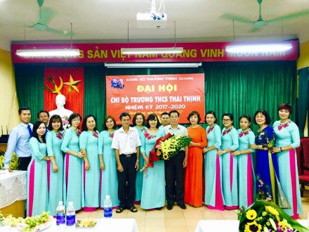 Đại hội Chi bộ trường THCS Thái Thịnh nhiệm kỳ 2017 – 2020 thành công tốt đẹp