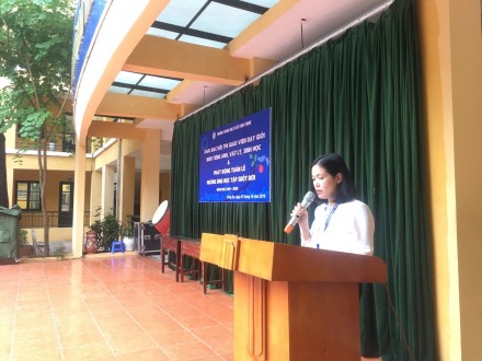 Khai mạc Hội thi “Giáo viên dạy giỏi cấp trường bộ môn Vật lý – Sinh học – Tiếng anh” năm học 2019 – 2020.