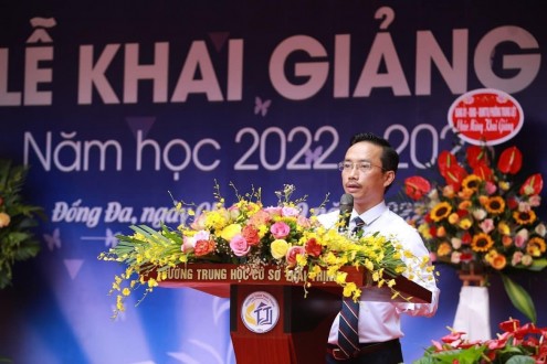 Hiệu trưởng mong học sinh hành xử văn minh để cùng sống dưới mái trường chung
