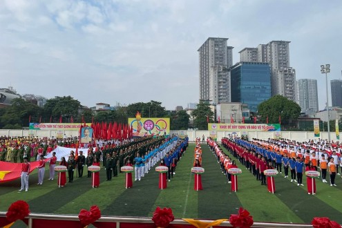 Lễ khai mạc Đại hội Thể dục Thể thao Quận Đống Đa lần thứ X