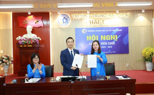 HỘI NGHỊ CÁN BỘ - VIÊN CHỨC NĂM HỌC 2022-2023