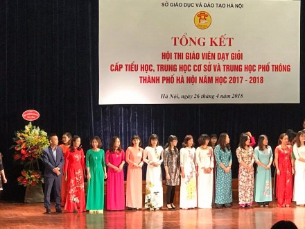 Kết quả cuộc thi giáo viên giỏi cấp thành phố năm học 2017 - 2018
