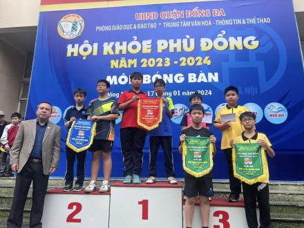 HUY CHƯƠNG VÀNG VÀ BẠC MÔN BÓNG BÀN