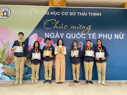 HỌC SINH TRƯỜNG THCS THÁI THỊNH ĐẠT NHIỀU HUY CHƯƠNG TẠI KỲ THI OLYMPIC TOÁN QUỐC TẾ TIMO 2023 - 2024
