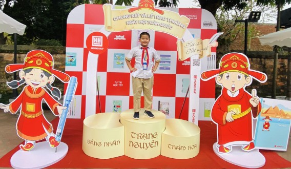 HỌC SINH ĐỖ ĐỨC ANH LỚP 6A THAM DỰ CHUNG KẾT NGÀY HỘI “BẢNG VÀNG GHI DANH” TOÀN QUỐC LẦN THỨ 4