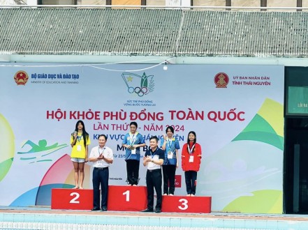 HỌC SINH THCS THÁI THỊNH ĐẠT 2 HCĐ TẠI HKPĐ TOÀN QUỐC