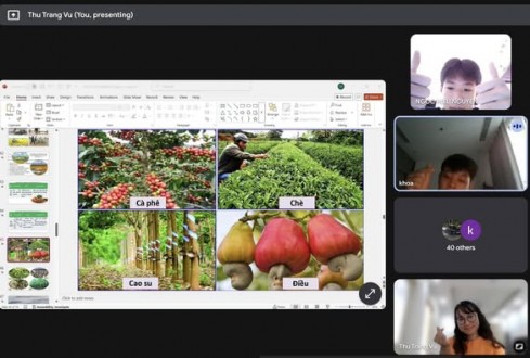 THCS THÁI THỊNH LINH HOẠT ỨNG BIẾN - HỌC TẬP KHÔNG NGỪNG DÙ MƯA BÃO