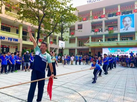 SÔI NỔI KHAI MẠC GIẢI KÉO CO TRƯỜNG THCS THÁI THỊNH!