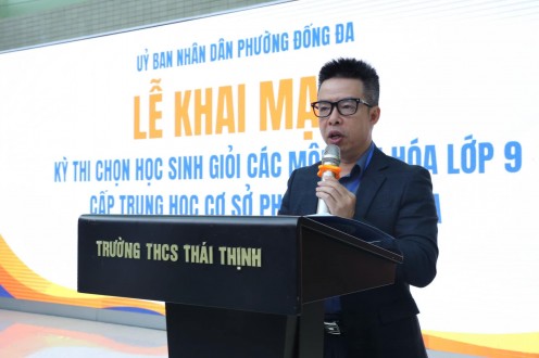 KHAI MẠC KỲ THI CHỌN HỌC SINH GIỎI CÁC MÔN LỚP 9 CẤP THCS PHƯỜNG ĐỐNG ĐA – NĂM HỌC 2025 – 2026