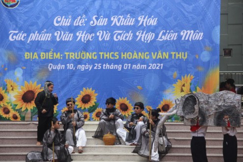 Sân khấu hóa tác phẩm văn học: Thầy cô bất ngờ, học sinh thích thú
